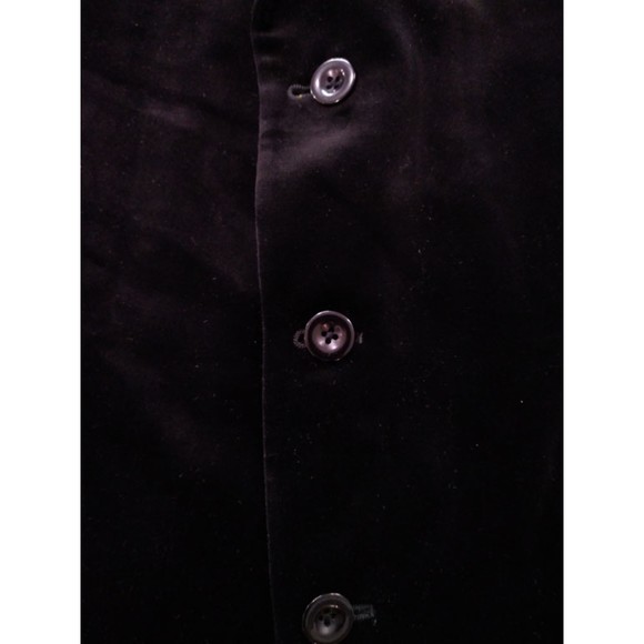 Stacy Adams Men's Cotton Velvety Soft Black 3 Button Blazer Sport Coat Sz 44R - Picture 6 of 10